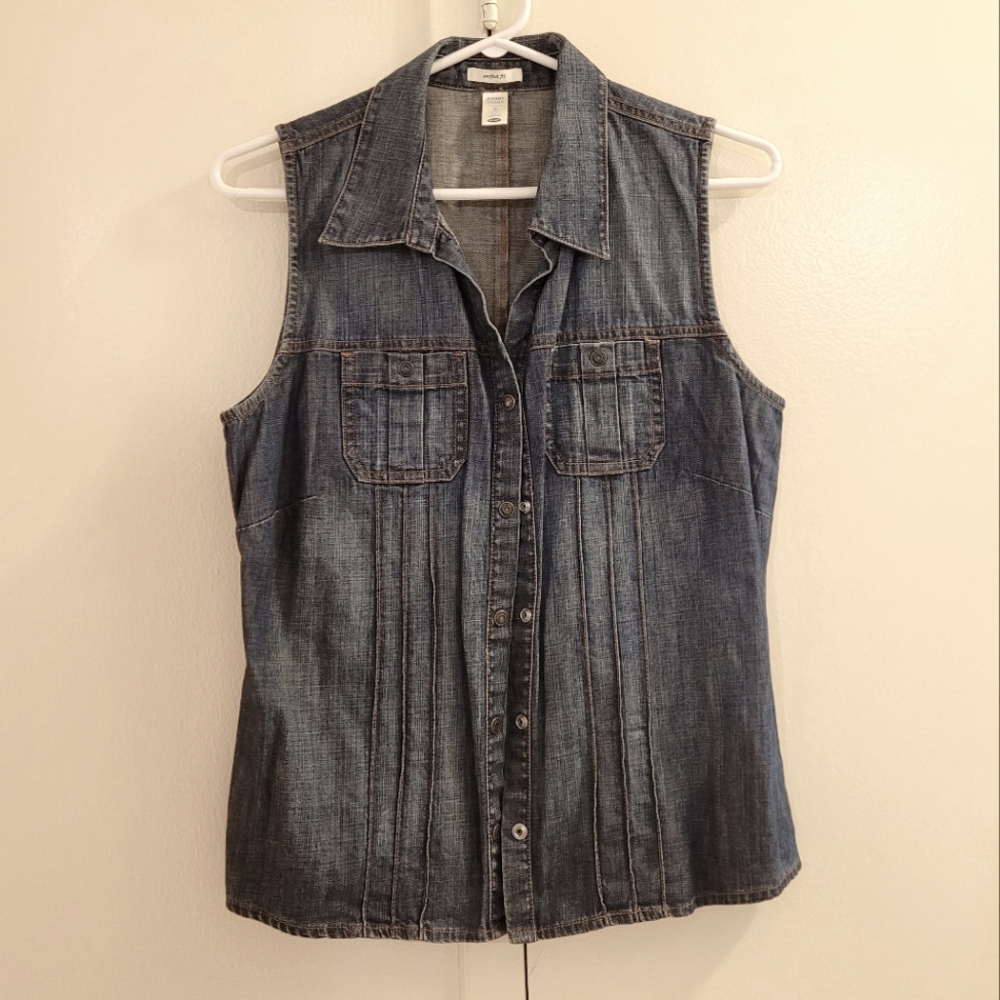 Denim vest